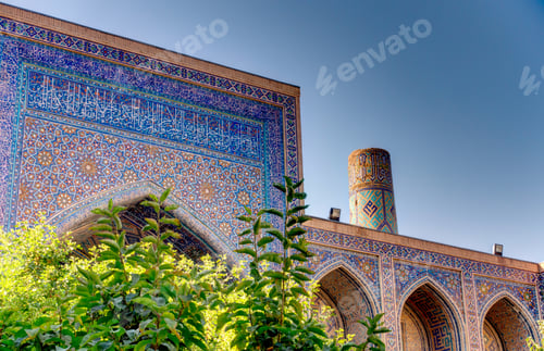 Preview: Samarkand, Ulugbek Madrasah, Hdr Image
