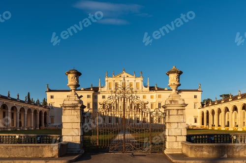 Preview: Villa Manin, Former Residence Of The Doge Of Venice. Colors Of The Sunset. Passariano, Codroipo