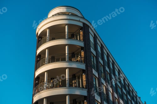Preview: Luxury Building With Curved Balconies