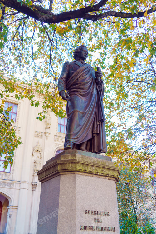 Preview: Statue Of German Philosopher Friedrich Wilhelm Joseph Schelling (1861) By Friedrich Brugger, On