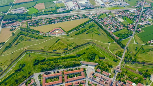 Preview: Palmanova, Udine, Italy. An Exemplary Fortification Project Of Its Time Was Laid Down In 1593