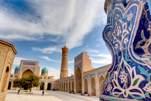 Preview: Kalan Mosque, Bukhara, Uzbekistan, Hdr Image