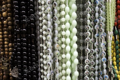 Preview: Rosary Chains With Shiny Pearls, Jewelry And Accessories