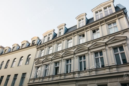Preview: Residential Houses In Exterior View