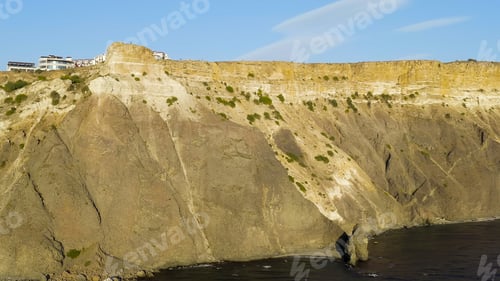 Preview: Crimea. Cape Fiolent. Attraction Of Crimea On The Black Sea Coast, Aerial View