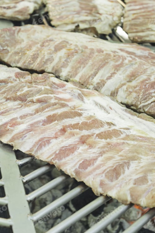 Preview: Barbecue With Sausage And Pork Ribs, Food