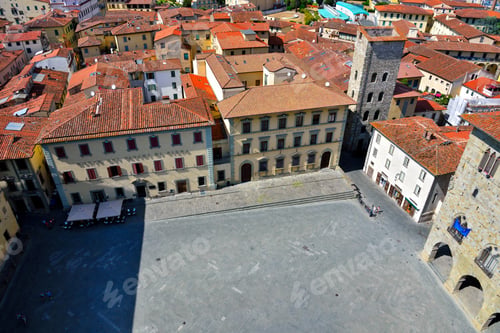 Preview: Panorama On Top Of The Tower Of The Cathedral Of Pistoia