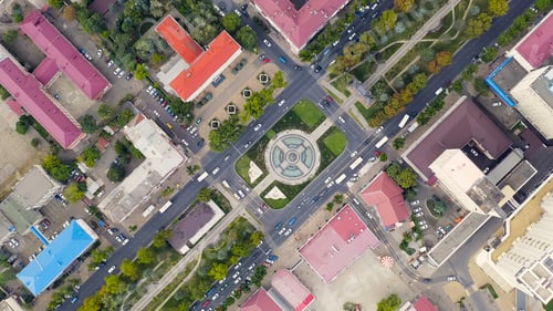 Preview: Krasnodar, Russia. Alexandrovsky Boulevard. Monument To The Holy Great Martyr Catherine With A