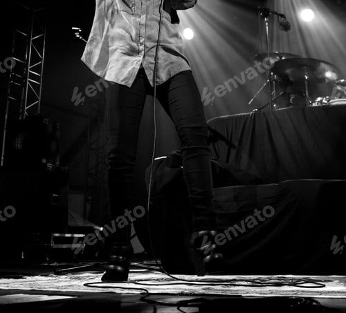 Preview: Concert Rock Scene With Singers, Fun And Music