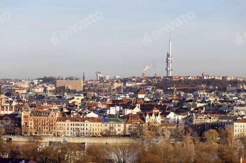 Preview: View On The Autumn Prague City, Czech Republic