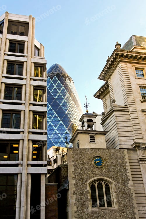 Preview: Example Of Mixed Old And New Architectural Styles