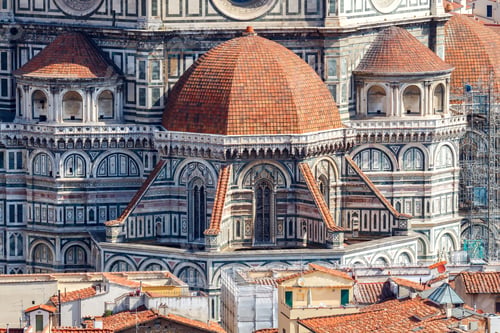 Preview: View Of Florence From The Bell Tower Of The Duomo Giotto'S Campanile.