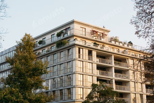 Preview: Beautiful Apartment House With Big Trees