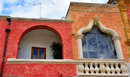 Preview: Characteristic Balconies Of Historic Buildings Nardò Salento Italy