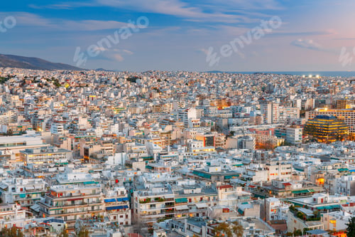Preview: Athens. Aerial View Of The City.