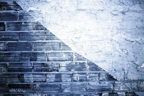 Preview: Dirty White Brick Wall, Construction