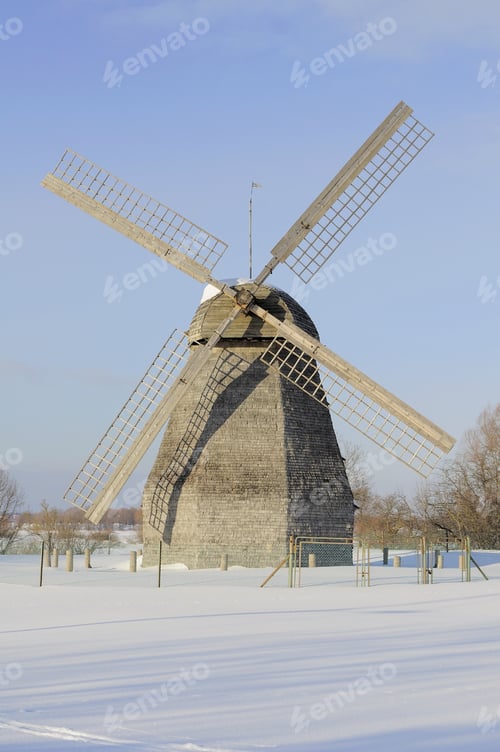 Preview: Old Mill, Early Spring. The Surroundings Of Veliky Novgorod