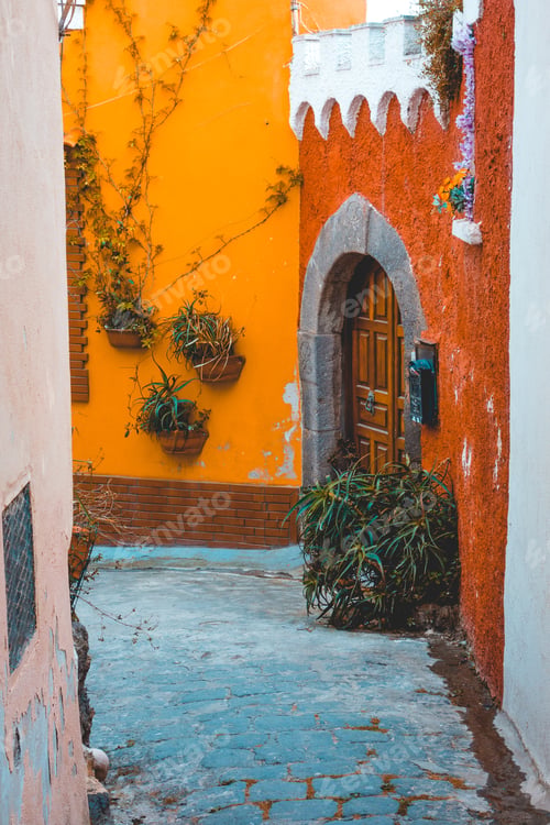 Preview: Lone Street At Italy In Mediterranean Colors