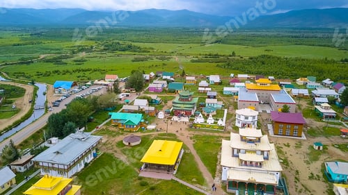 Preview: Ivolginsky Datsan. Buddhist Temple Located In Buryatia, Russia. Was Opened In 1945 As The Buddhist