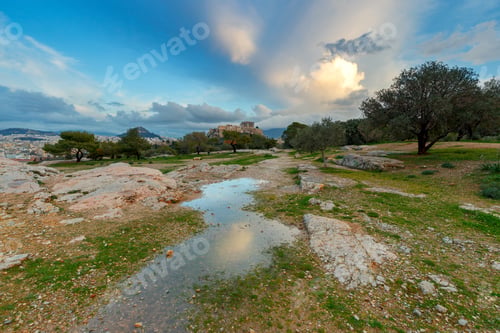 Preview: Athens. The Parthenon On Acropolis.