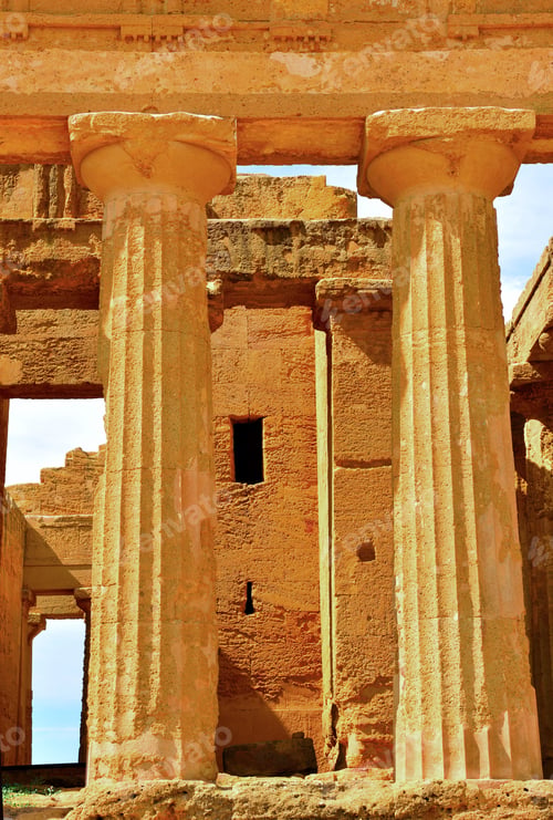 Preview: The Temple Of Concordia Is A Greek Temple Valley Of The Temples Agrigento Sicily Italy