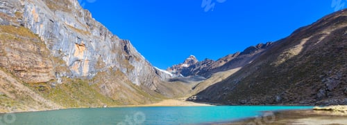 Preview: Beautiful Mountains Landscapes In Cordillera Blanca, Peru, South America
