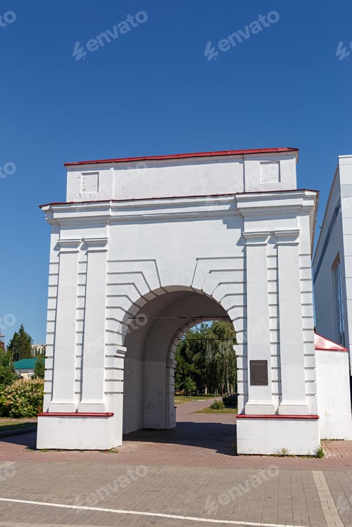 Preview: Russia, Omsk. Omsk Fortress, Irtysh Gate. The Inscription On Rasskom - Irtysh Gate, 1791-1794