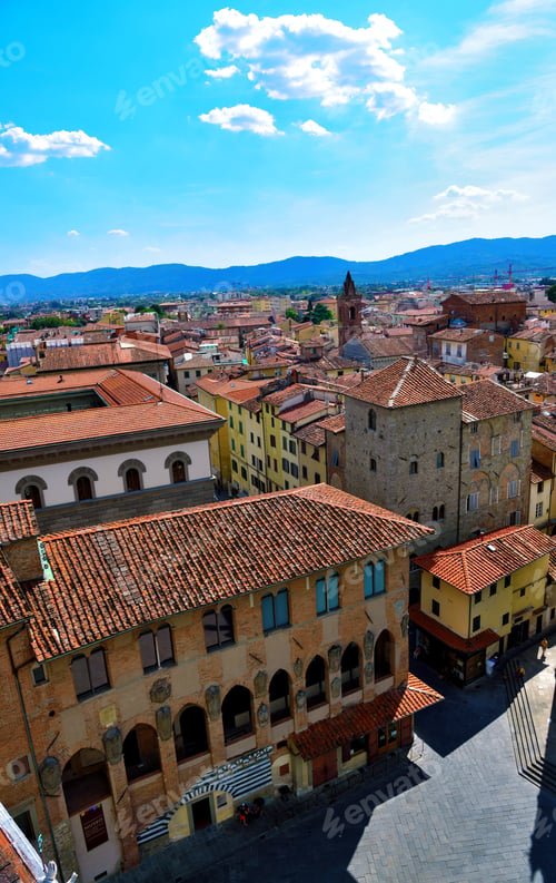 Preview: Panorama On Top Of The Tower Of The Cathedral Of Pistoia