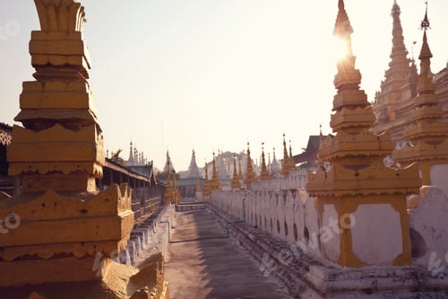 Preview: Beautiful Buddhist Stupa In Myanmar