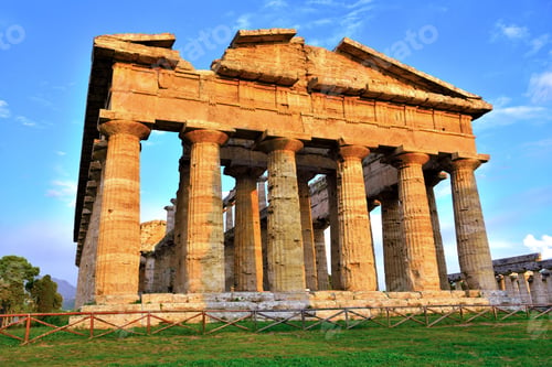 Preview: The Temple Of Neptune It Was Built In The Doric Order Around 460–450 Bc Paestum Italy