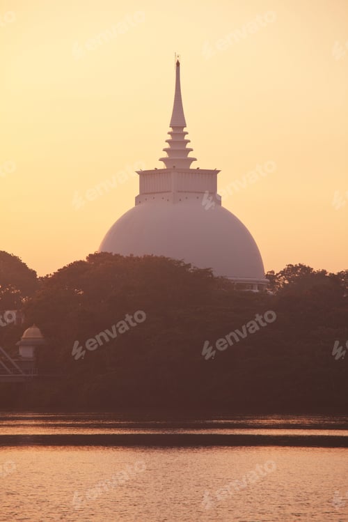 Preview: Buddhist Temple On Sri Lanka