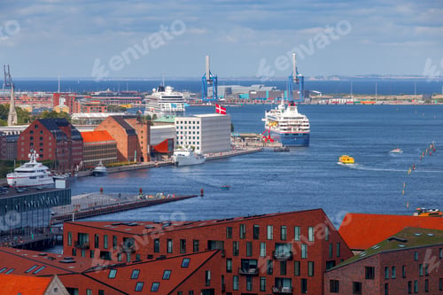 Preview: Copenhagen. Aerial View Of The City.