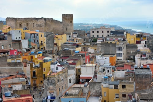 Preview: Panorama Of The Historic Center Of Sciacca Sicily Italy