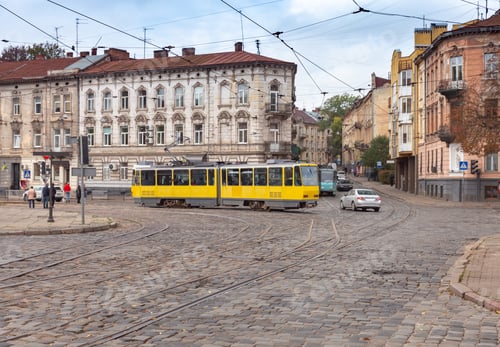 Preview: Old Traditional Houses In The Historical Part Of The City. Lviv. Ukraine.