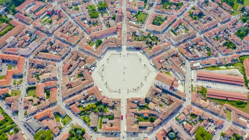 Preview: Palmanova, Udine, Italy. An Exemplary Fortification Project Of Its Time Was Laid Down In 1593