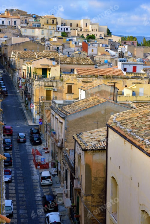 Preview: The Old Town, Taken From The Bell Tower Of The Savior'S Basilica - Noto, Siracusa, Italy