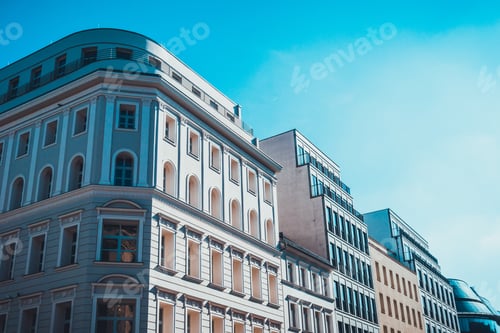 Preview: New Construction Residential Apartment Buildings With Classical Design With Beveled Corner Section