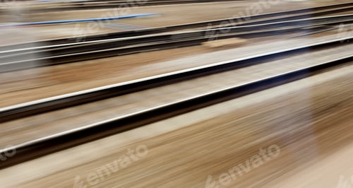 Preview: Train Fast Run On Railway Track Modern Train At The Station