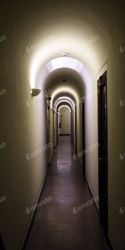 Preview: Interior Tetric Hall In Old House, Building And Architecture