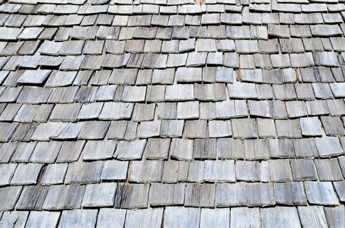 Preview: Characteristic Wooden Roof Of A Hut In South Tyrol Italy