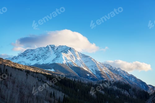 Preview: Mountain Landscape In Colorado Rocky Mountains, Colorado, United States.