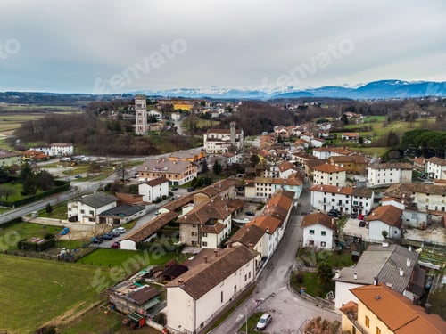 Preview: Historic Castle In The Hills Of Friuli.