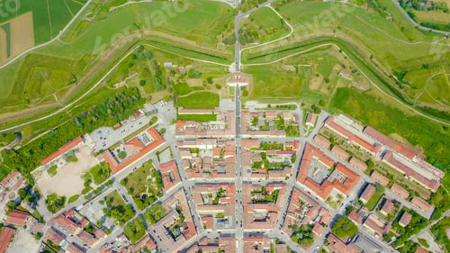 Preview: Palmanova, Udine, Italy. An Exemplary Fortification Project Of Its Time Was Laid Down In 1593