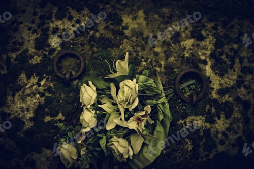 Preview: Cemetery With Tombs In Spain, Religious Symbol
