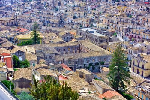 Preview: Panorama Of Modica Sicily Italy