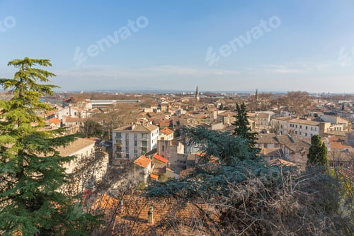 Preview: Winter Day Cityscape Of Avignon Provence France