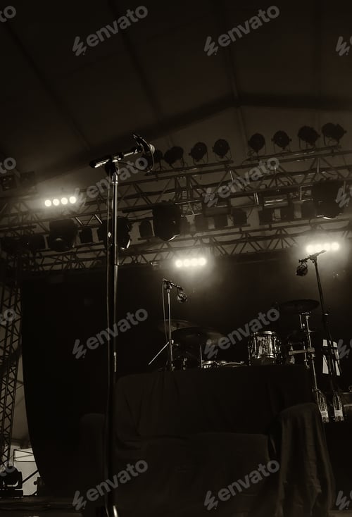 Preview: Stage In Concert Of Rock Music, Celebration And Event