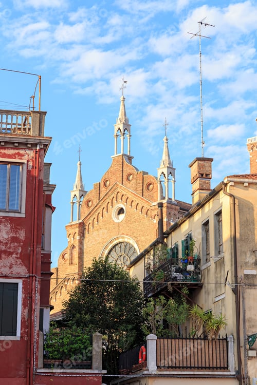 Preview: Venice, Italy. Cathedral Of Santa Maria Gloriosa Dei Frari (Basilica Dei Frari)