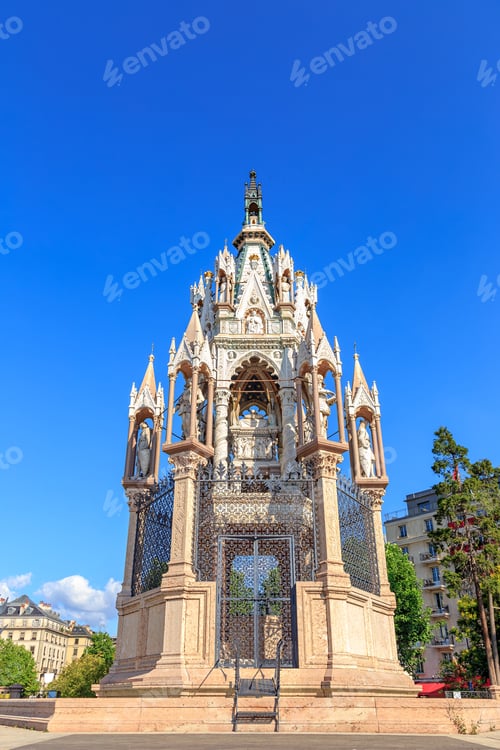 Preview: Geneva, Switzerland. The Brunswick Monument. Sculptors: Auguste N. Cain-1894, Joseph-Antoine