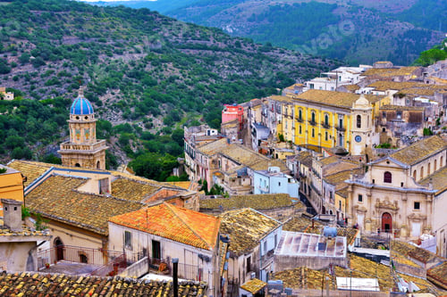 Preview: Panorama Of Ragusa Sicily Italy